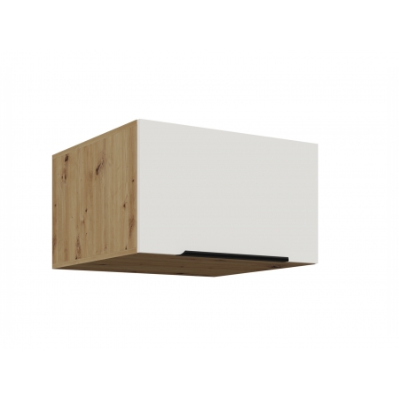 Szafka kuchenna 60 cm okapowa głęboka AURO WH/AR 60 NAGU-36 1F antyfinger